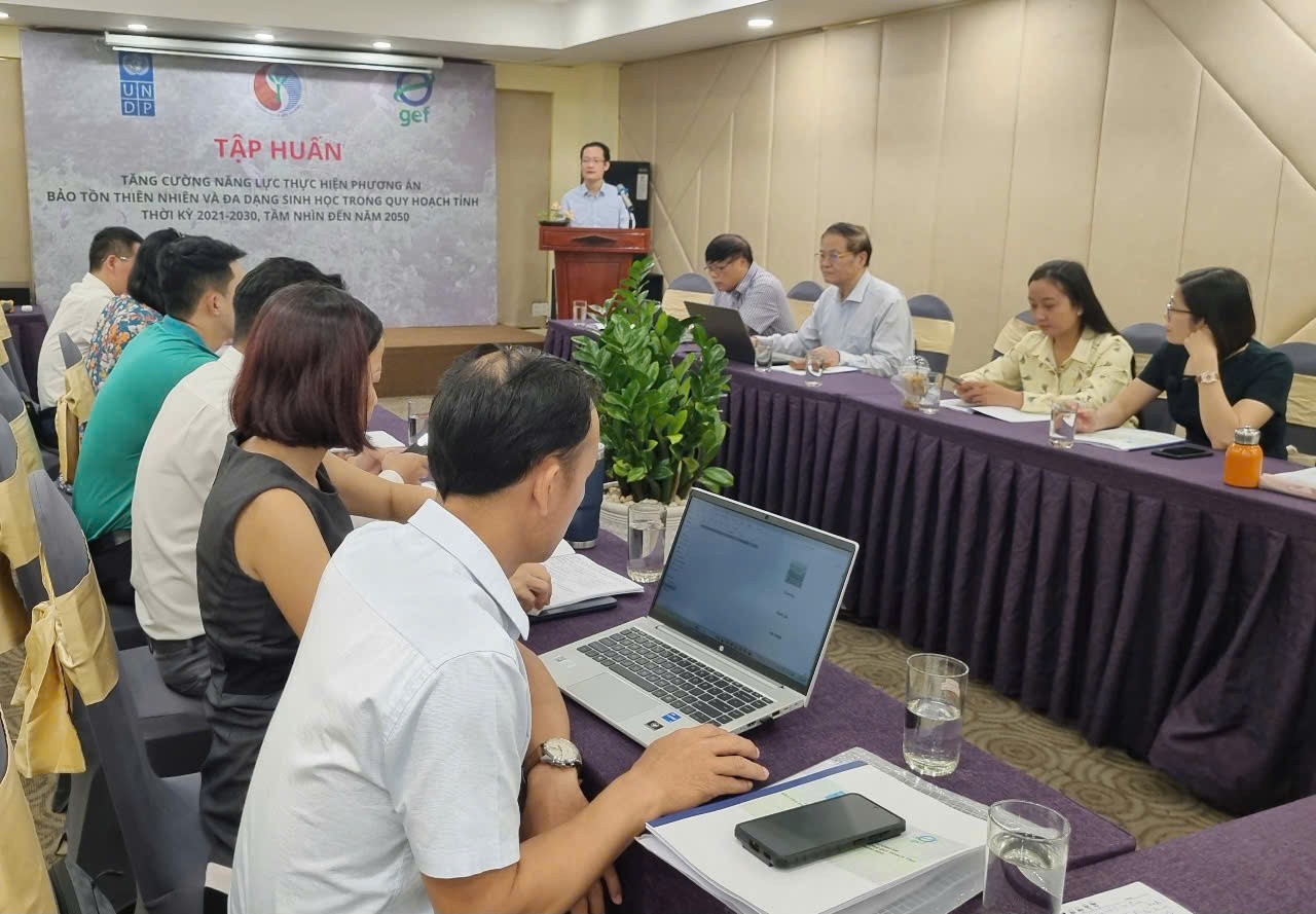 Hội nghị tập huấn tăng cường năng lực thực hiện phương án bảo tồn thiên nhiên và đa dạng sinh học