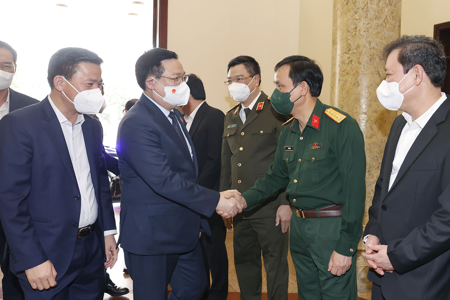 Chủ tịch Quốc hội Vương Đình Huệ làm việc với Ban Thường vụ Tỉnh ủy Thanh Hóa 