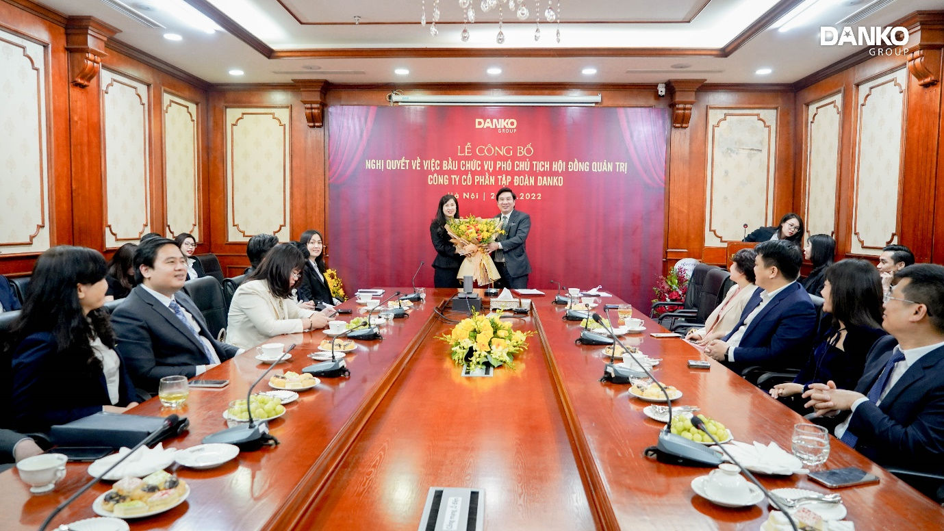 Bà Trần Thị Thu Thủy được bầu làm Phó Chủ tịch Hội đồng Quản trị Danko Group