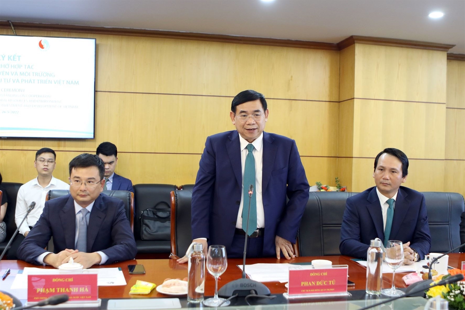 Bộ TN&MT - BIDV: Hợp tác thúc đẩy phát triển tài chính xanh bền vững, bảo vệ môi trường và ứng phó với BĐKH
