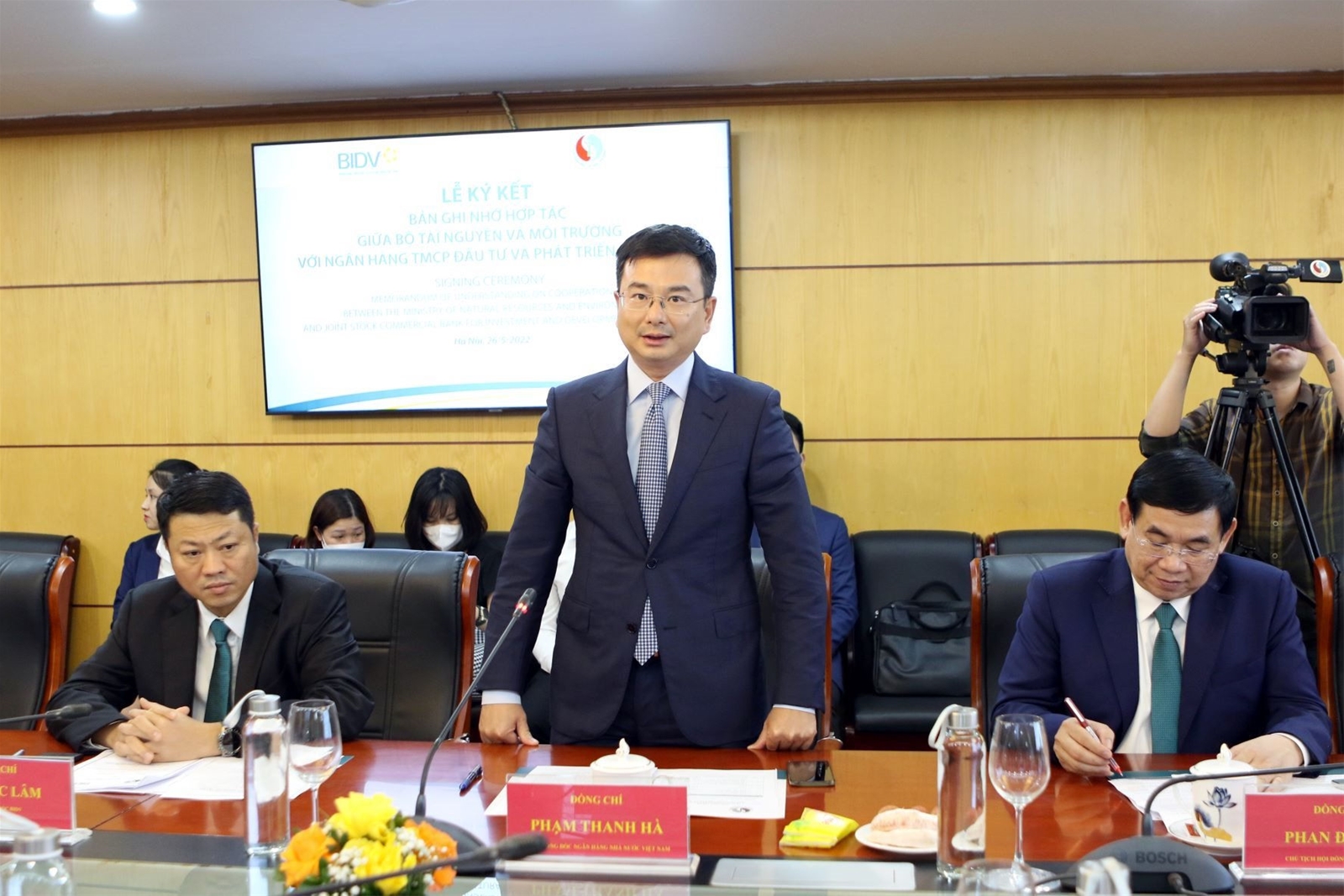 Bộ TN&MT - BIDV: Hợp tác thúc đẩy phát triển tài chính xanh bền vững, bảo vệ môi trường và ứng phó với BĐKH