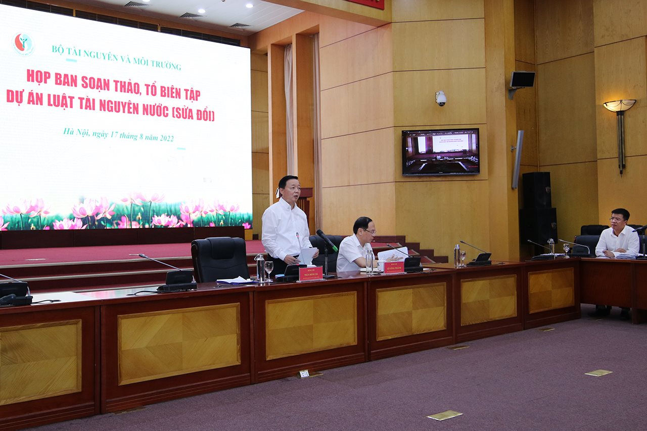 Sửa đổi Luật Tài nguyên nước tạo lập hành lang pháp lý đồng bộ, thống nhất bảo đảm an ninh nguồn nước