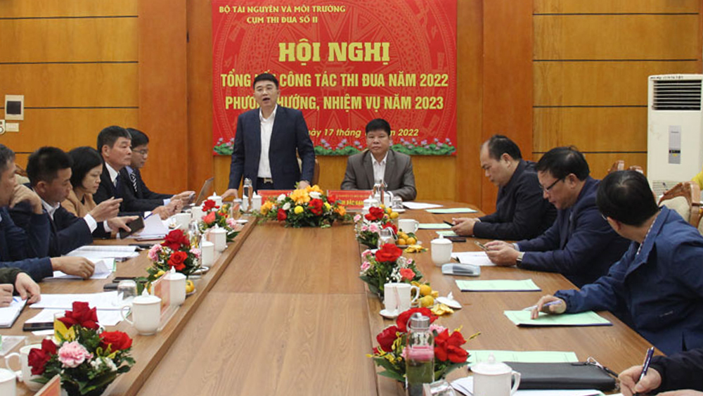 Cụm thi đua số II - Bộ Tài nguyên và Môi trường triển khai nhiệm vụ năm 2023