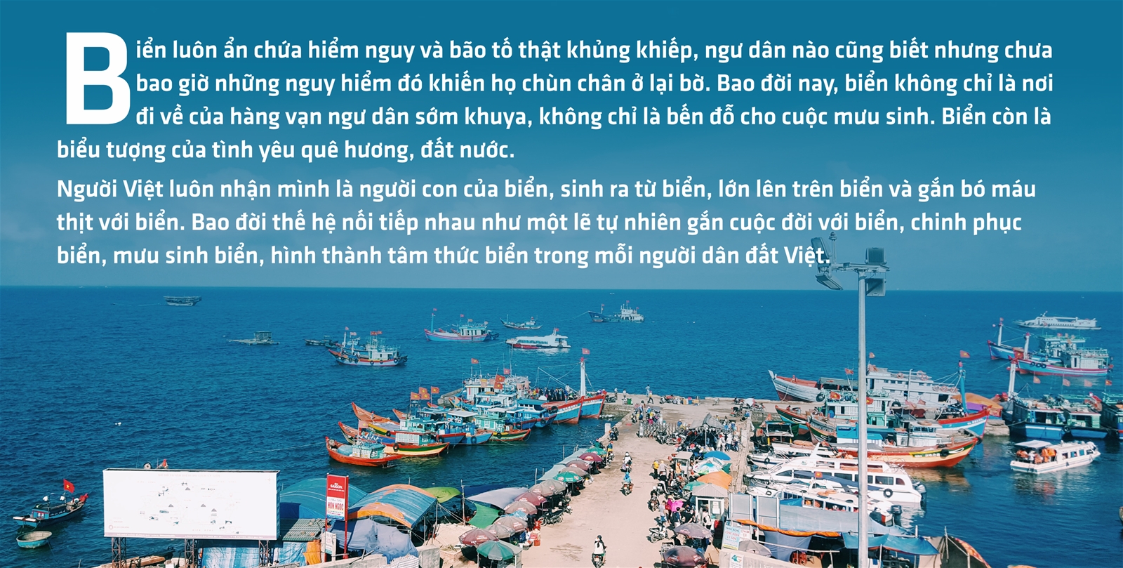 Mạnh giàu từ biển, đảo quê hương 