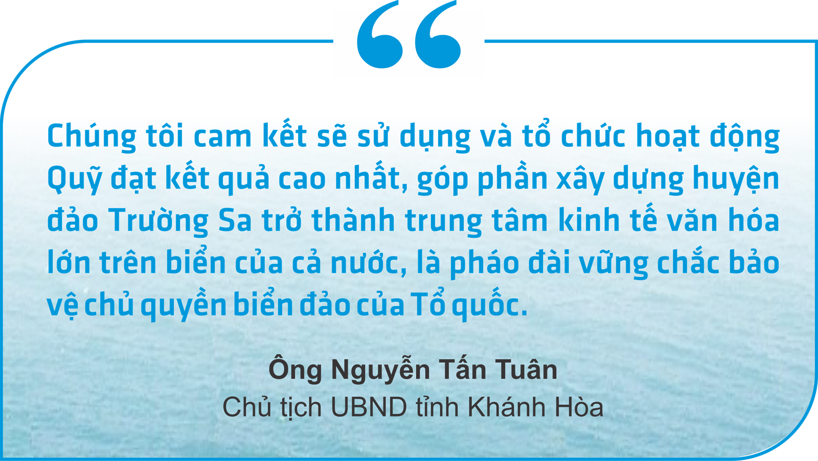 Mạnh giàu từ biển, đảo quê hương 