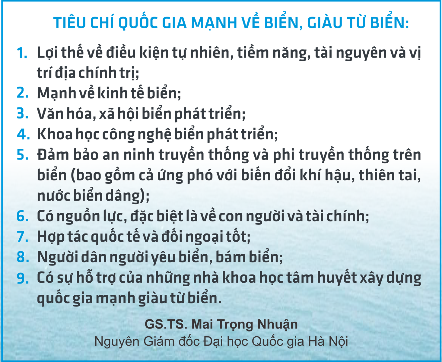 Mạnh giàu từ biển, đảo quê hương 