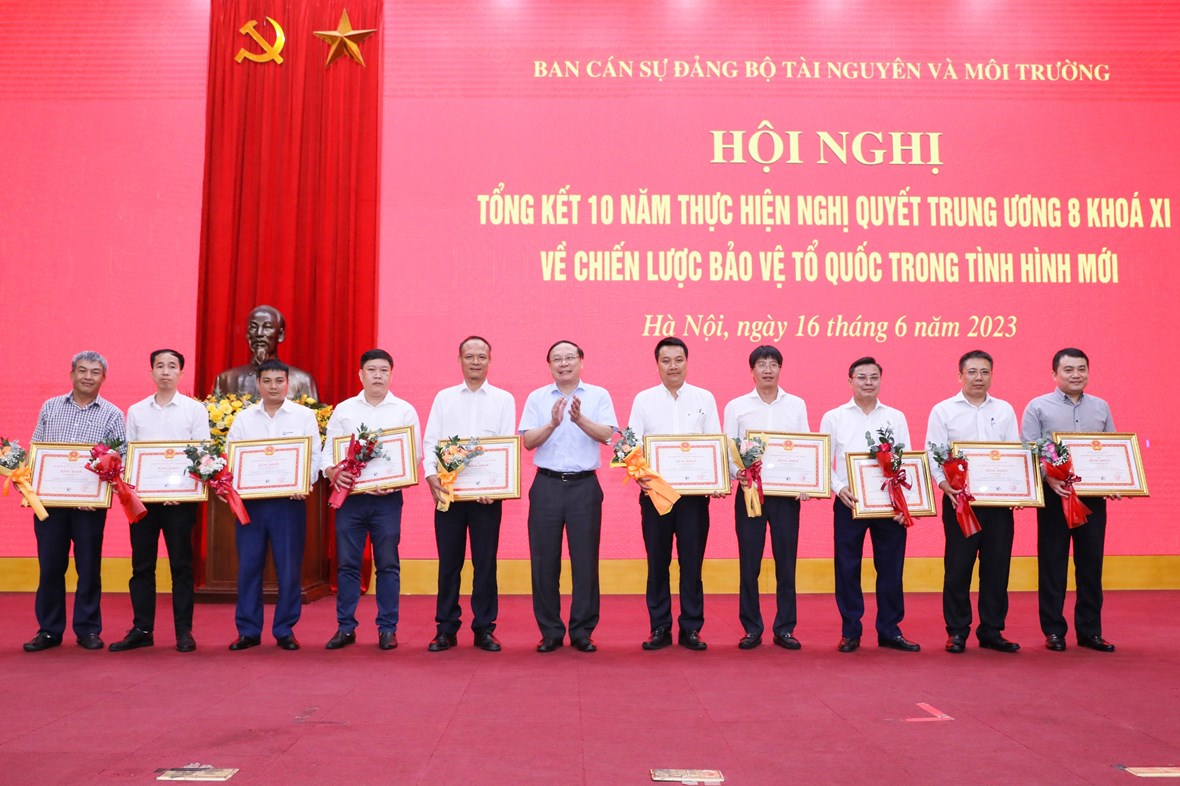 Bộ TN&MT tổ chức Hội nghị tổng kết 10 năm thực hiện Nghị quyết Trung ương 8 khóa XI