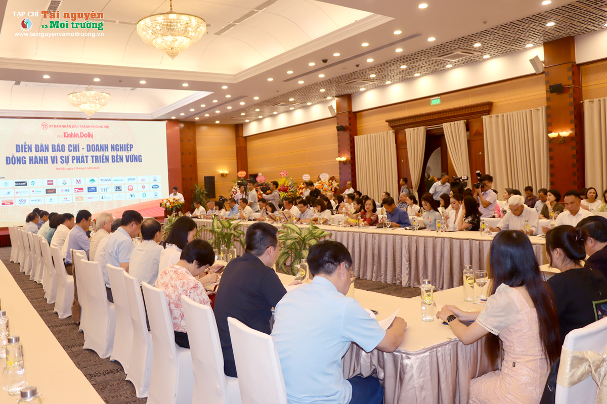 Diễn đàn Báo chí-Doanh nghiệp đồng hành vì sự phát triển bền vững 2023