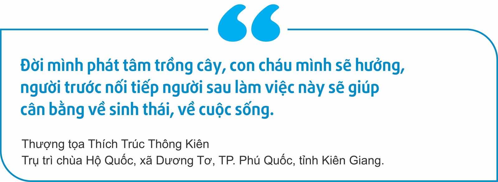 Chùa xanh - điểm sáng  cần nhân rộng ra toàn xã hội