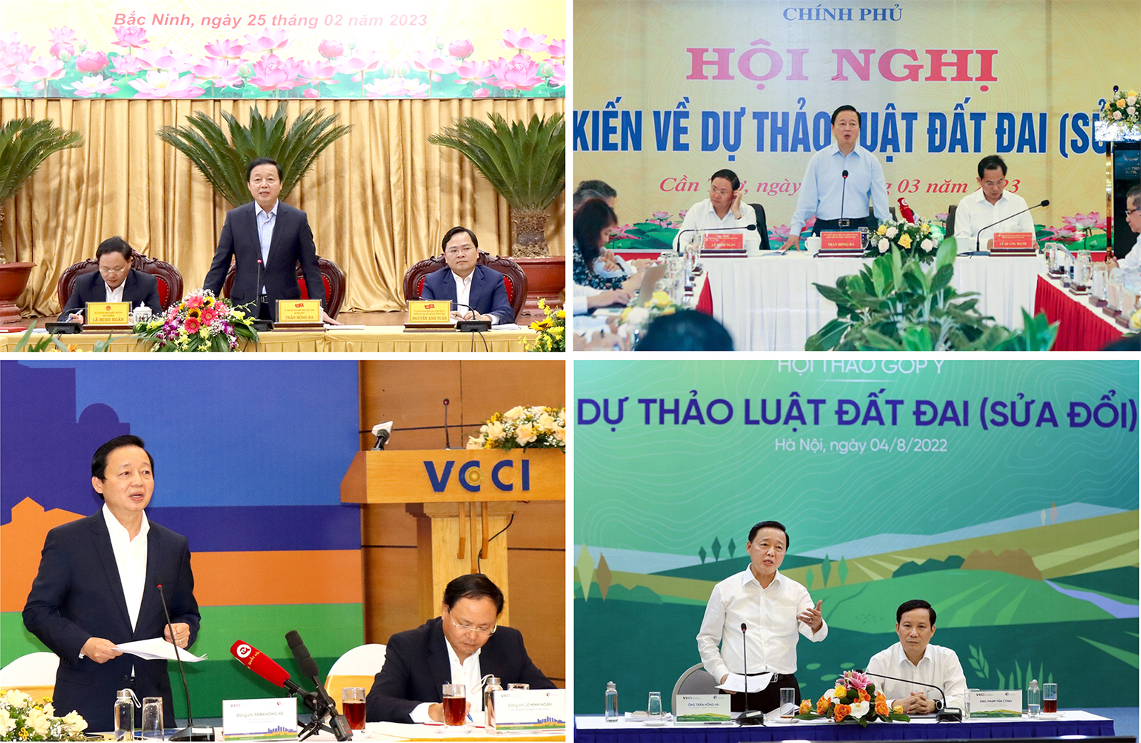 Phó Thủ tướng kiêm Bộ trưởng Bộ TN&MT Trần Hồng Hà