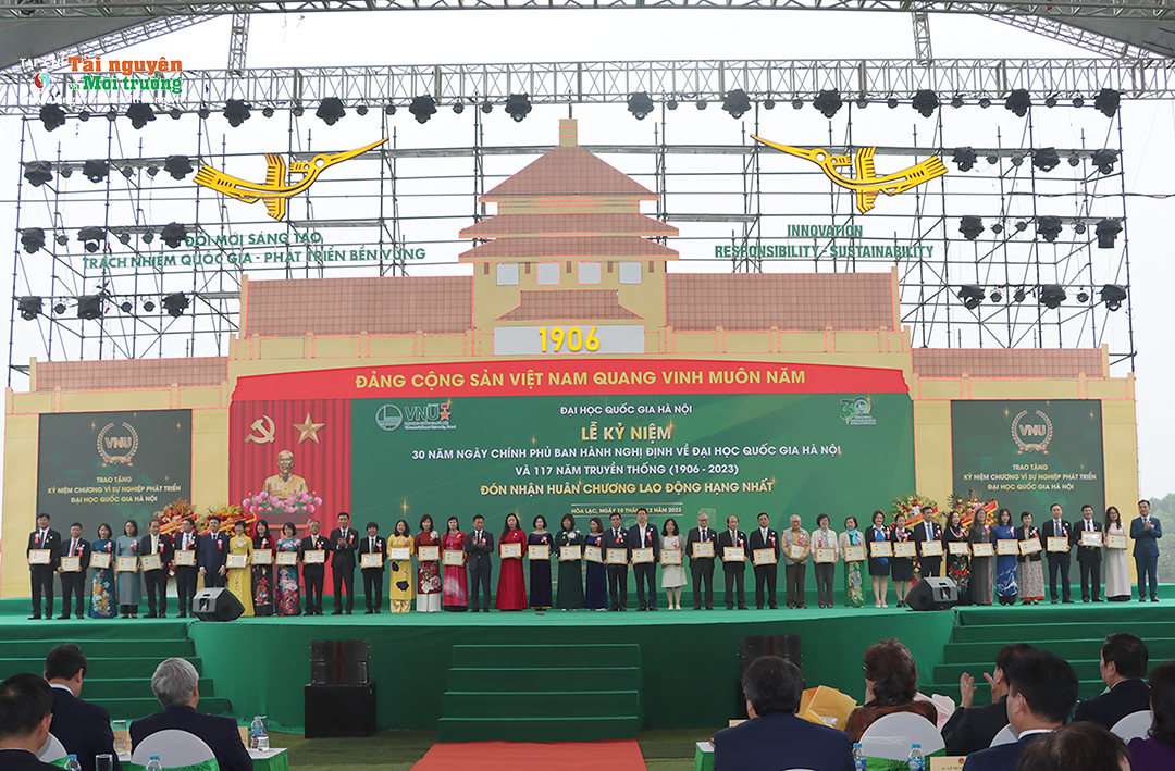 Đại học Quốc gia Hà Nội kỷ niệm 30 năm ngày Chính phủ ban hành Nghị định về ĐHQGHN, 117 năm truyền thống và đón nhận Huân chương Lao động hạng Nhất