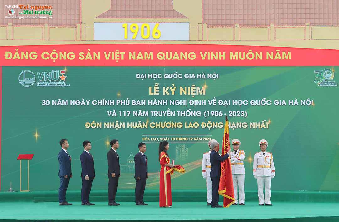 Đại học Quốc gia Hà Nội kỷ niệm 30 năm ngày Chính phủ ban hành Nghị định về ĐHQGHN, 117 năm truyền thống và đón nhận Huân chương Lao động hạng Nhất