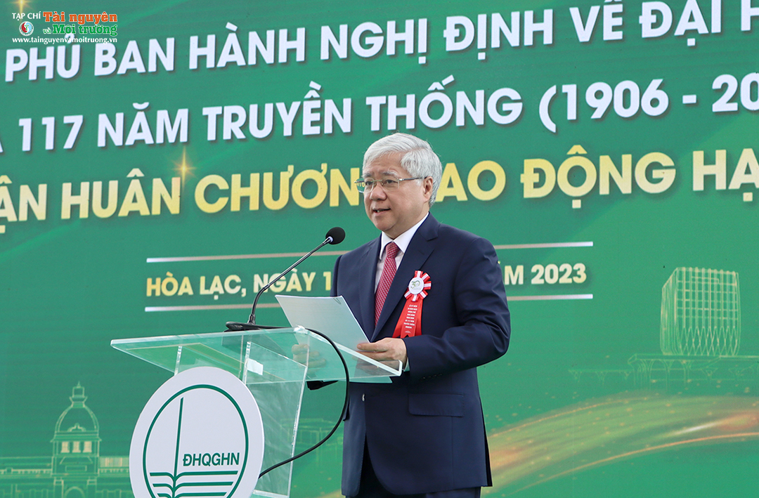 Đại học Quốc gia Hà Nội kỷ niệm 30 năm ngày Chính phủ ban hành Nghị định về ĐHQGHN, 117 năm truyền thống và đón nhận Huân chương Lao động hạng Nhất
