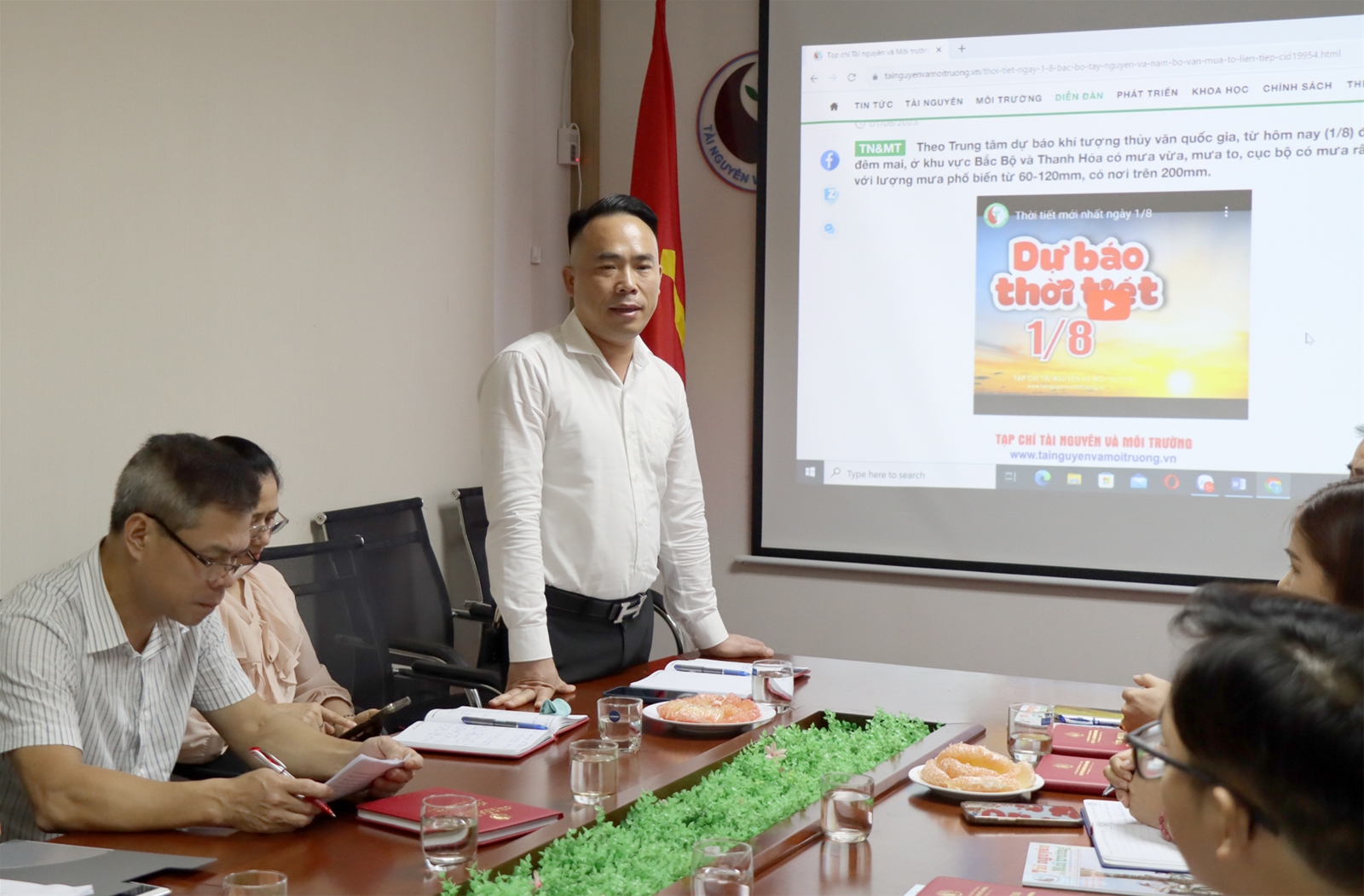 Tạp chí Tài nguyên và Môi trường ký kết hợp tác truyền thông cùng Công ty Cổ phần Truyền hình thực tế HDTV Việt Nam
