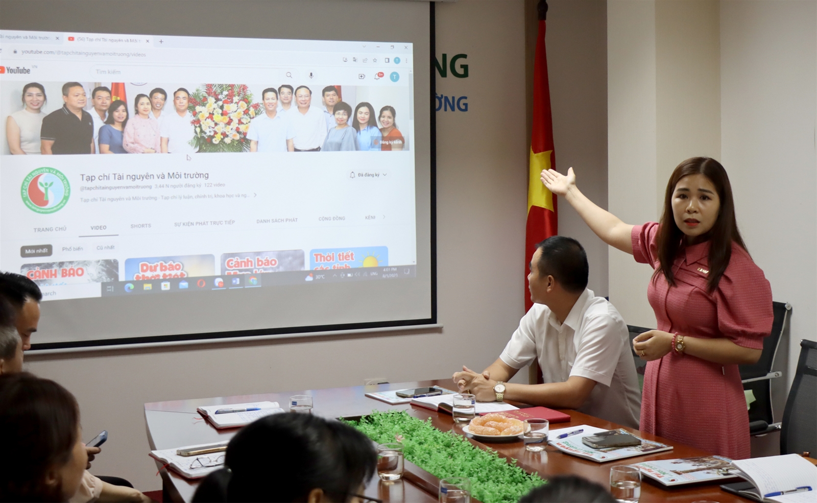Tạp chí Tài nguyên và Môi trường ký kết hợp tác truyền thông cùng Công ty Cổ phần Truyền hình thực tế HDTV Việt Nam