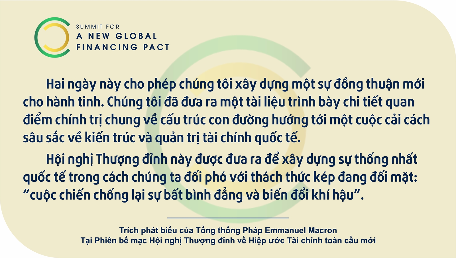 Xây dựng tầm nhìn mới cho hệ thống tài chính toàn cầu