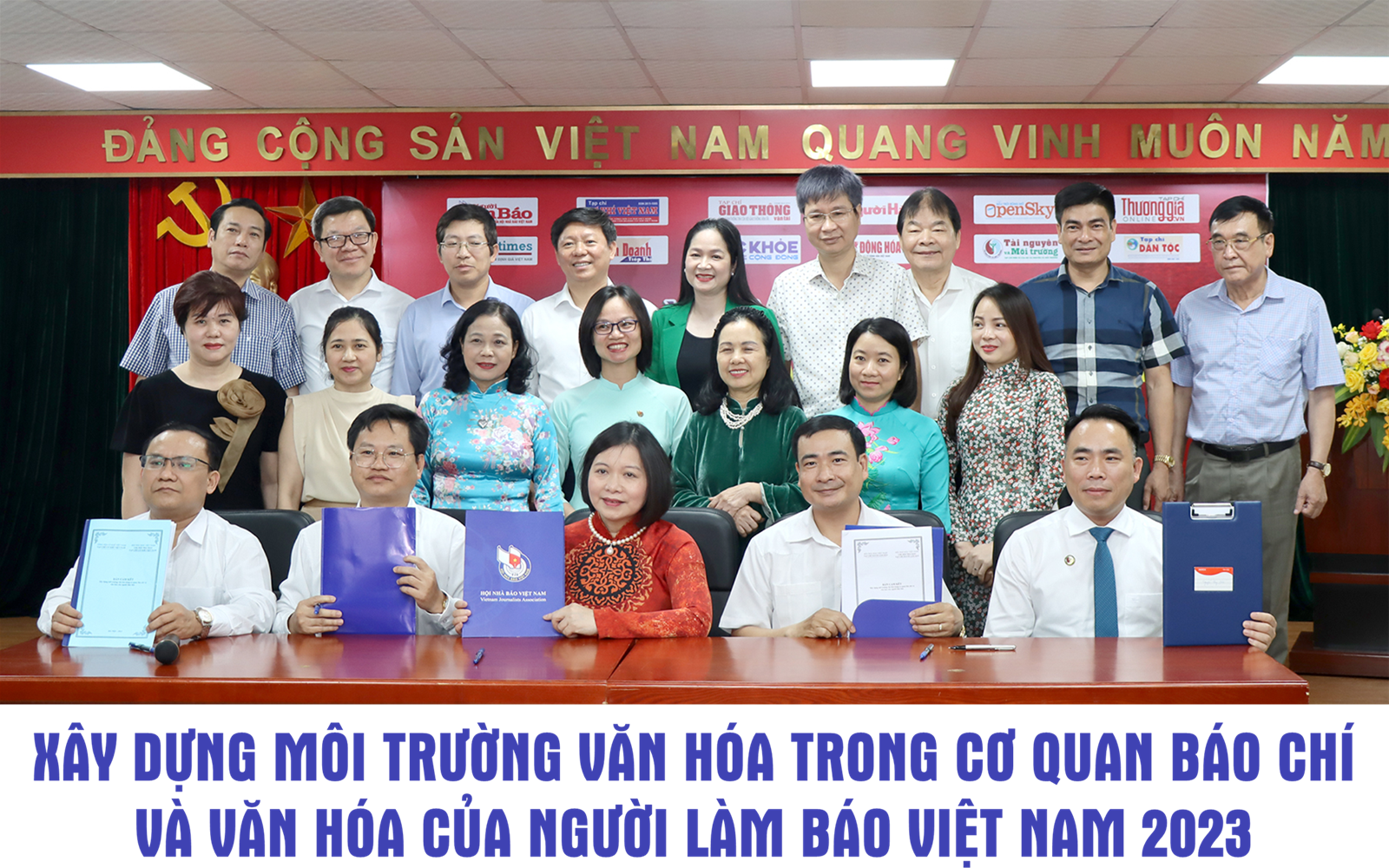 Xây dựng môi trường văn hóa trong cơ quan báo chí và văn hóa của người làm báo Việt Nam 2023
