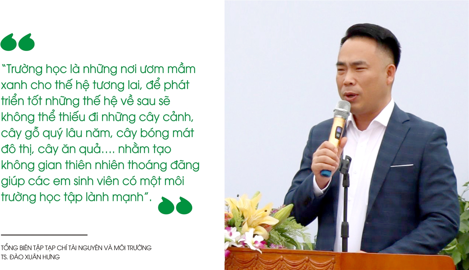 Ươm mầm xanh cho thế hệ tương lai