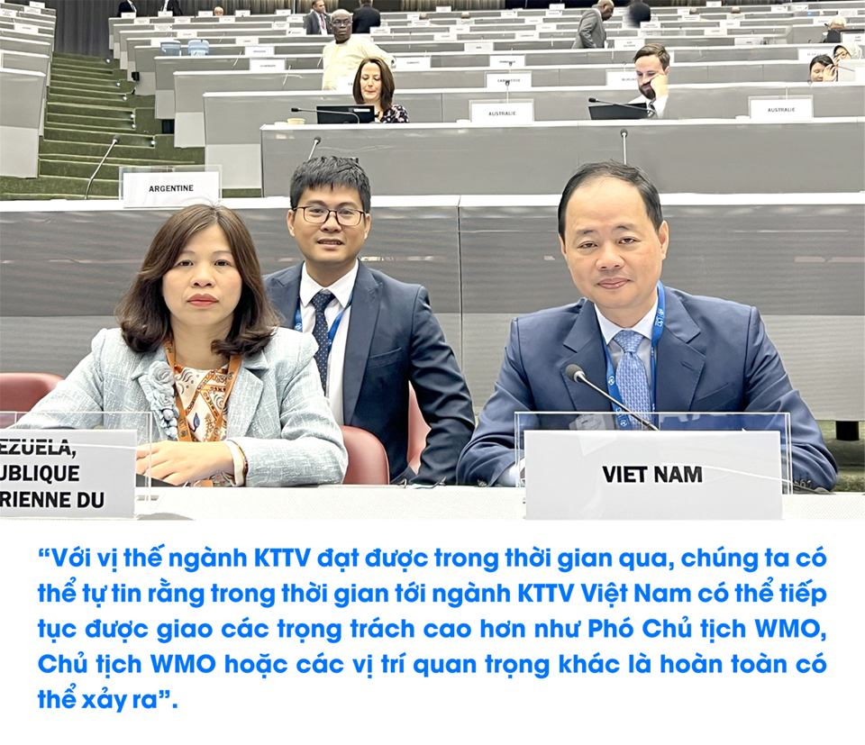 Dấu ấn của Tổng cục trưởng Tổng cục Khí tượng thủy văn Trần Hồng Thái