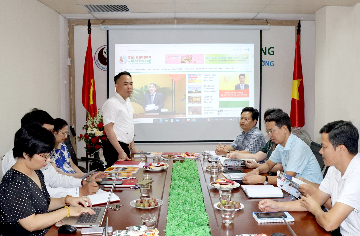 Ký kết hợp tác giữa Tạp chí Tài nguyên và Môi trường và Tạp chí Giao thông vận tải