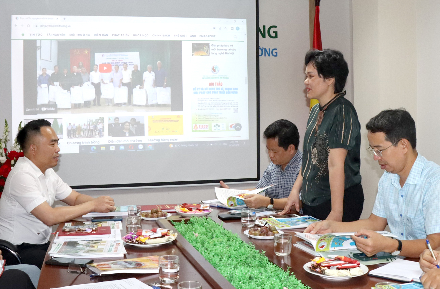 Ký kết hợp tác giữa Tạp chí Tài nguyên và Môi trường và Tạp chí Giao thông vận tải