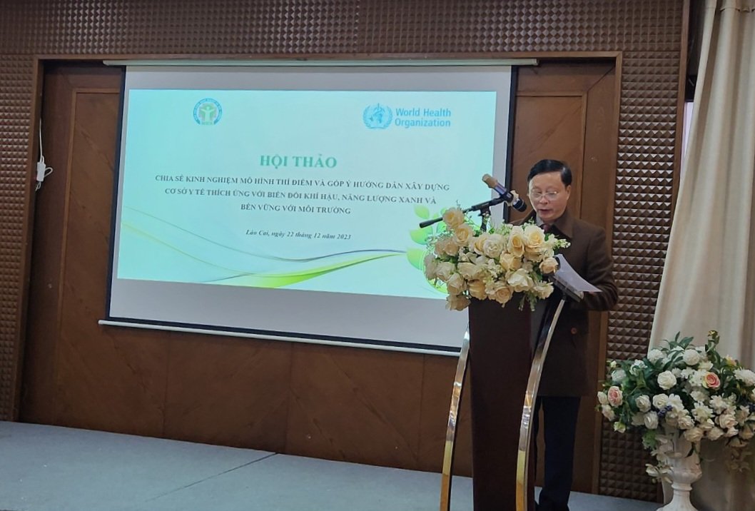Những vấn đề ngành y tế hướng đến thích ứng với biến đổi khí hậu, năng lượng xanh và môi trường