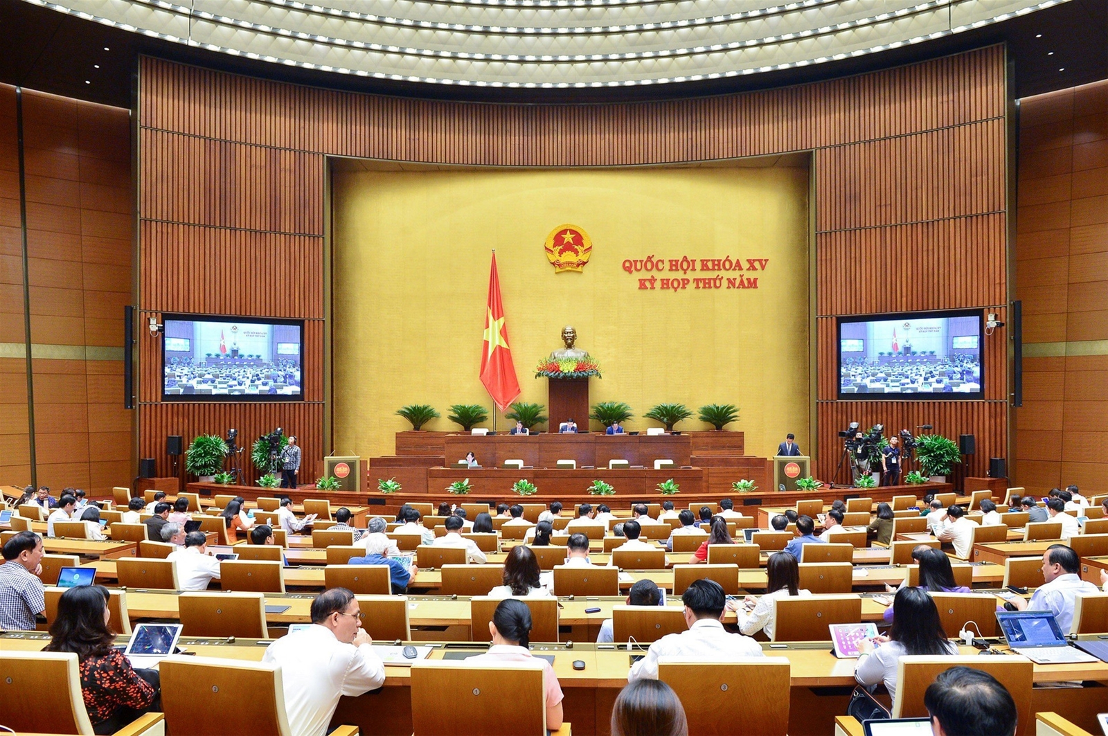 Quốc hội tán thành với sự cần thiết ban hành Luật Tài nguyên nước (sửa đổi)