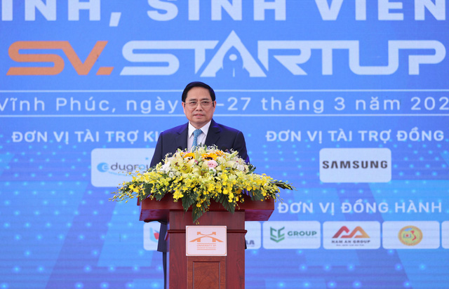 Chùm ảnh: Thủ tướng Phạm Minh Chính dự Ngày hội Khởi nghiệp quốc gia
