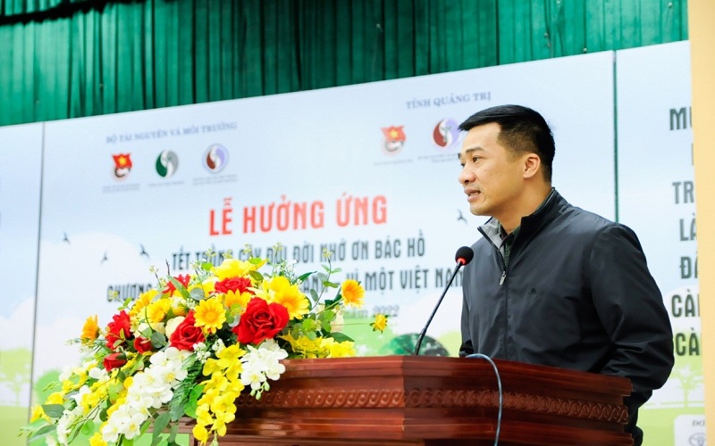 Bộ TN&MT trồng cây hưởng ứng chương trình trồng 1 tỷ cây xanh- Vì một Việt Nam xanh tại Quảng Trị