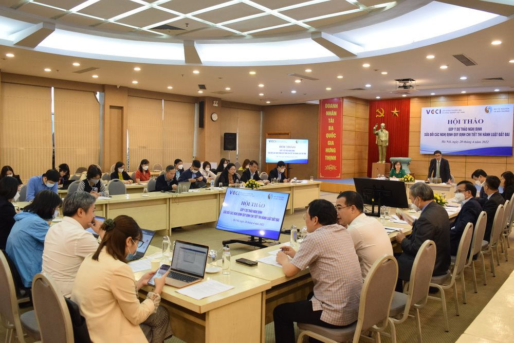 Góp ý Dự thảo Nghị định sửa đổi các Nghị định quy định chi tiết thi hành Luật Đất đai