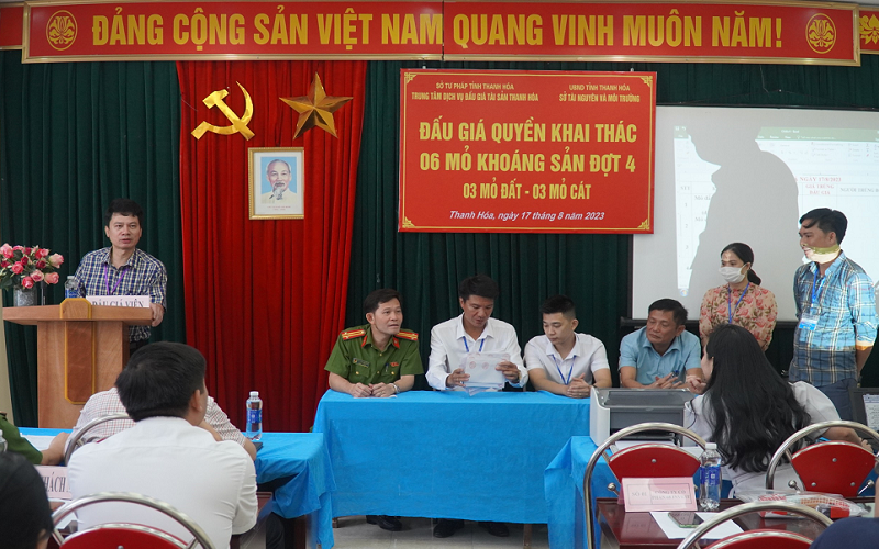 Thanh Hóa: Hủy kết quả trúng đấu giá quyền khai thác 2 mỏ khoáng sản đối với Công ty Rạng Đông