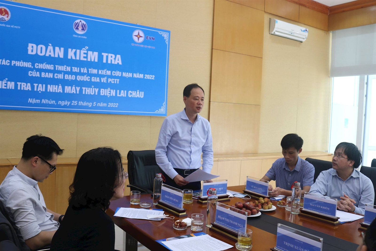 Đoàn công tác BCĐ Quốc gia về phòng chống thiên tai làm việc với Công ty Thủy điện Sơn La