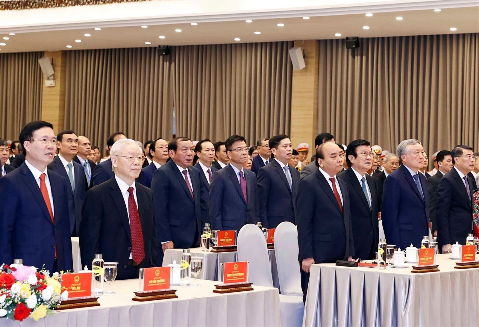 Tổng Bí thư dự lễ kỷ niệm 30 năm tái lập Văn phòng Chủ tịch nước