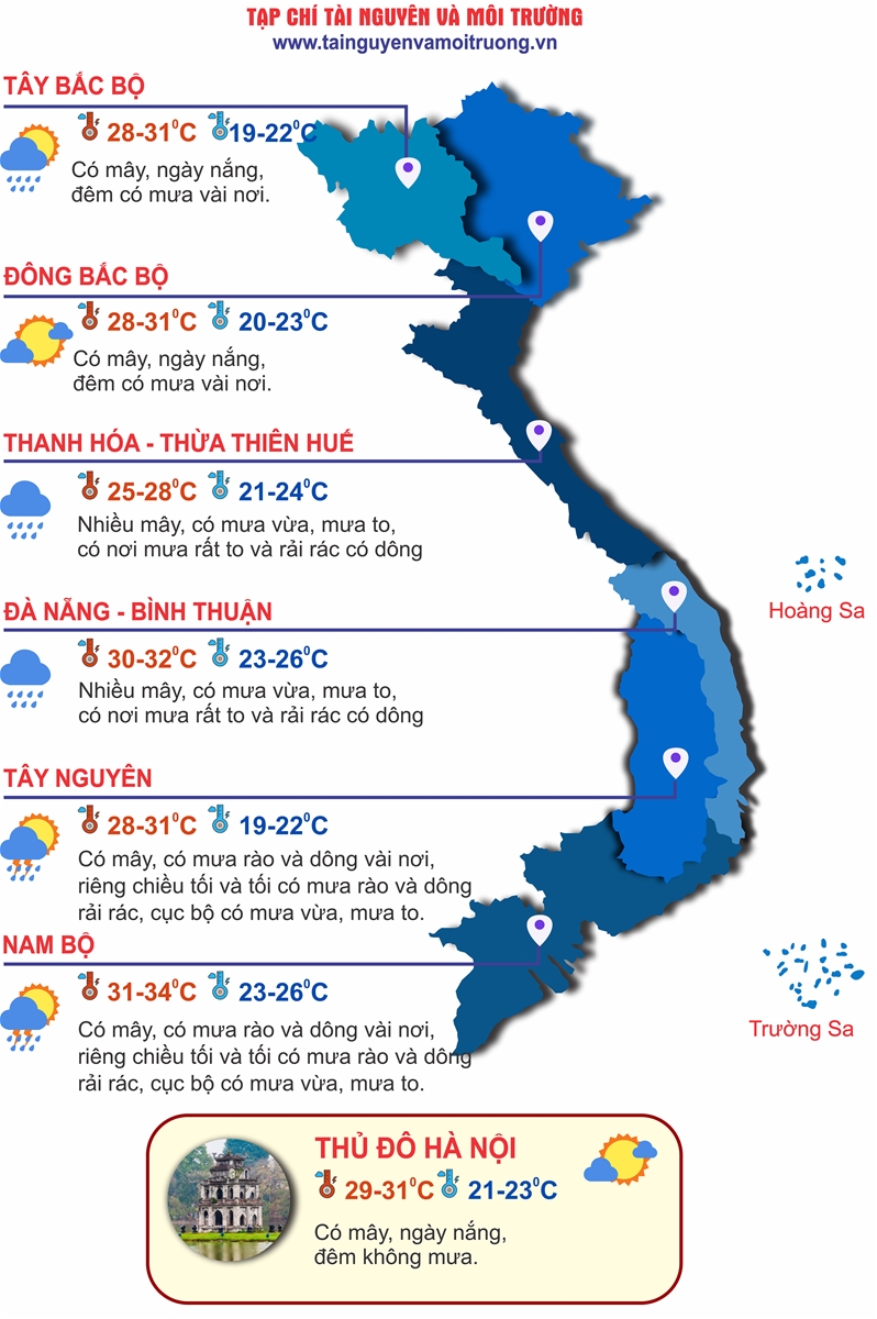 Thời tiết ngày 31/10/2023: Miền Trung tiếp tục mưa to