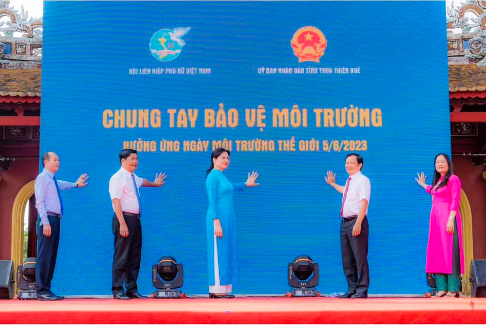 Thừa Thiên - Huế: Mít tinh hưởng ứng Tháng hành động vì môi trường và Ngày Môi trường thế giới (5/6)