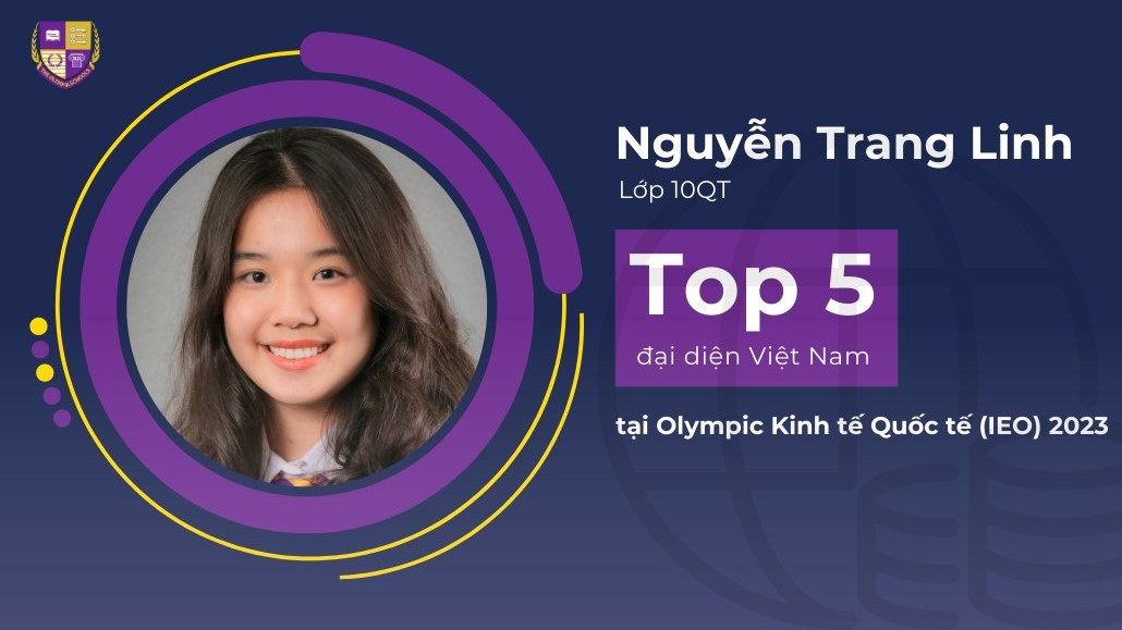 Học sinh Việt Nam giành 5 huy chương Olympic Kinh tế quốc tế 2023