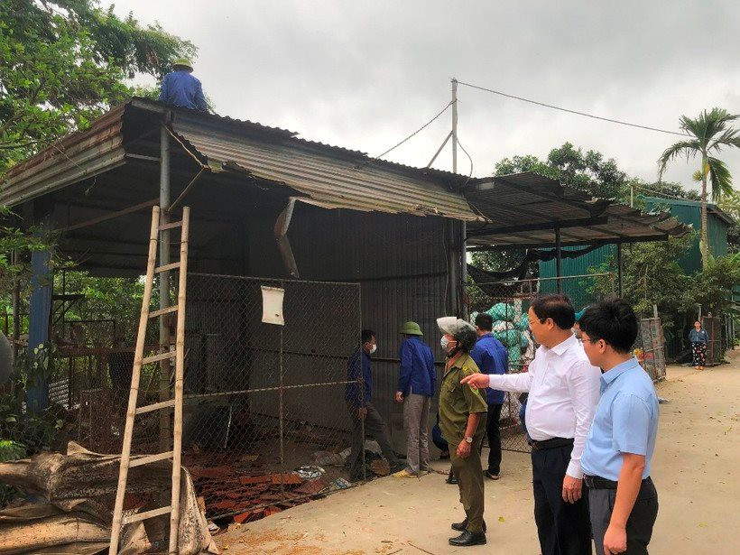 Yên Lạc (Vĩnh Phúc): Đồng loạt ra quân xử lý vi phạm đất đai