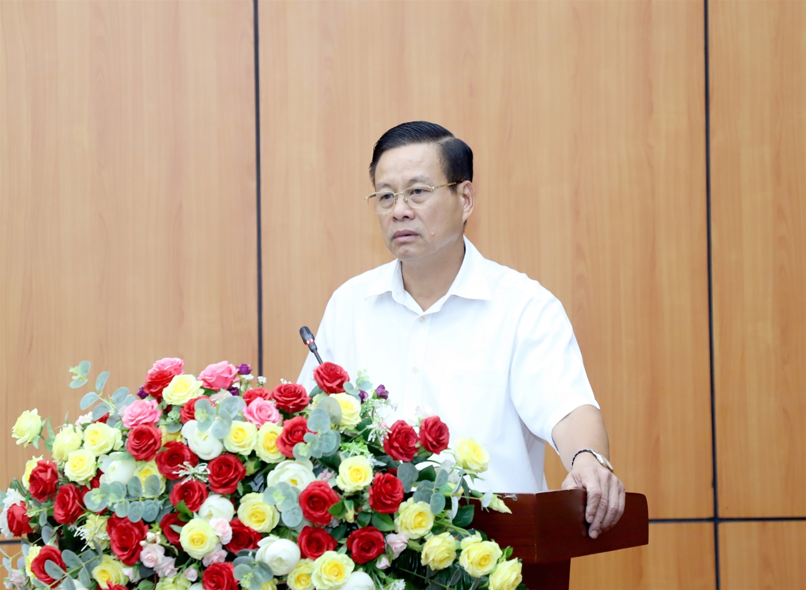 Đồng chí Đinh Thế Mạnh giữ chức vụ Giám đốc Sở Tài nguyên và Môi trường tỉnh Hà Giang