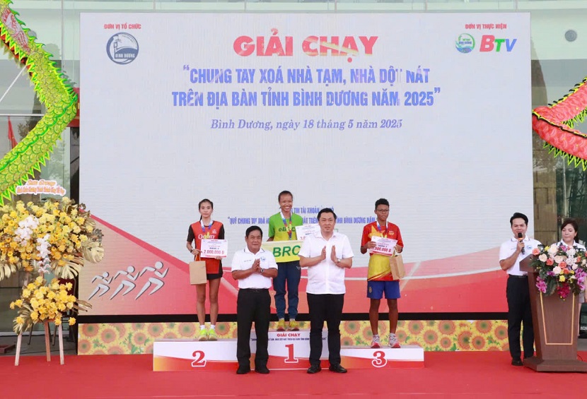 Bình Dương: Vận động gần 28 tỷ đồng tại Giải chạy “Chung tay xóa nhà tạm, nhà dột nát năm 2025”