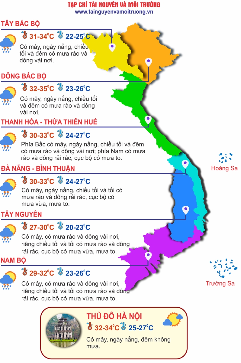 Thời tiết ngày 4/10: Bão Koinu có gió mạnh cấp 14, giật cấp 17