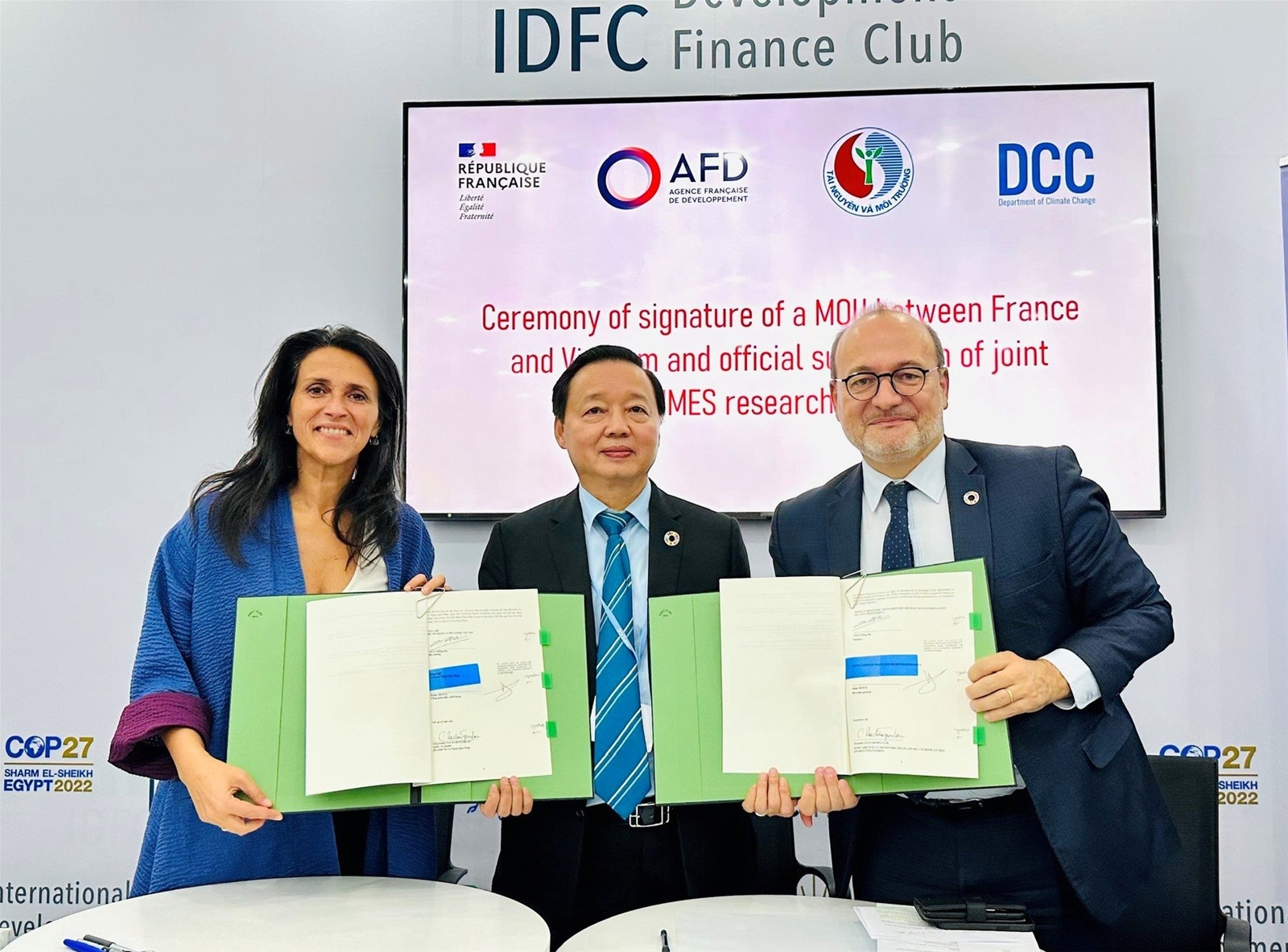 COP 27: Pháp và Việt Nam phối hợp thúc đẩy quá trình chuyển đổi phát thải các-bon thấp