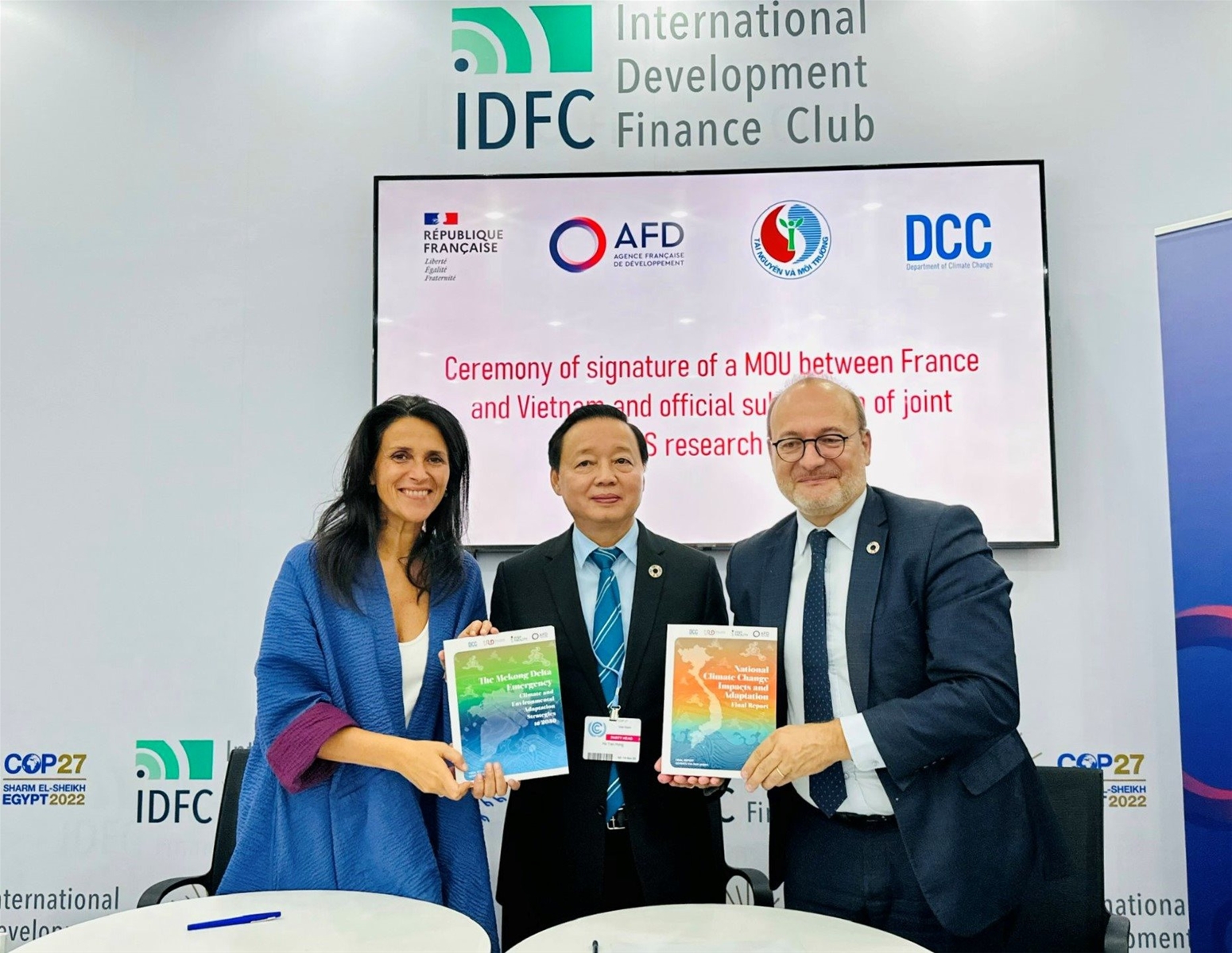 COP 27: Pháp và Việt Nam phối hợp thúc đẩy quá trình chuyển đổi phát thải các-bon thấp