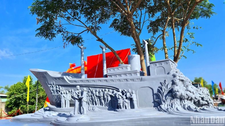 Cà Mau khởi công cụm Tượng đài chuyến tàu tập kết ra bắc