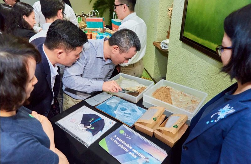 Sản xuất vật liệu hữu cơ mới thay thế nhựa