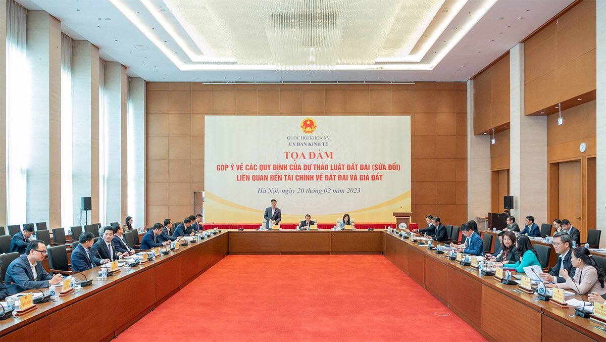 Phó Chủ tịch Quốc hội Nguyễn Đức Hải dự tọa đàm góp ý dự thảo Luật Đất đai (sửa đổi)