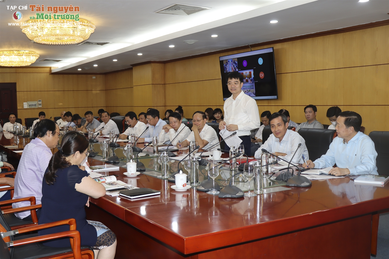 Họp Kế hoạch tổng thể tổ chức các hoạt động kỷ niệm 20 năm Ngày thành lập Bộ Tài nguyên và Môi trường (05/8/2002-05/8/2022)