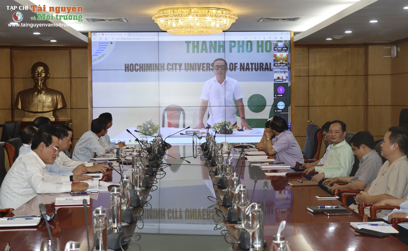 Họp Kế hoạch tổng thể tổ chức các hoạt động kỷ niệm 20 năm Ngày thành lập Bộ Tài nguyên và Môi trường (05/8/2002-05/8/2022)