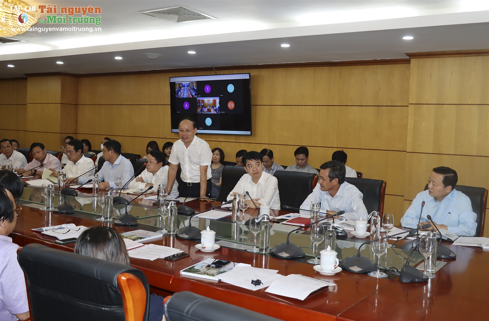 Họp Kế hoạch tổng thể tổ chức các hoạt động kỷ niệm 20 năm Ngày thành lập Bộ Tài nguyên và Môi trường (05/8/2002-05/8/2022)