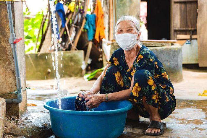 Nước sạch khơi nguồn mang niềm vui đến người dân miền Trung