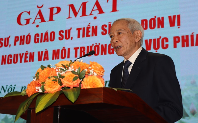 Gặp mặt Giáo sư, Phó Giáo sư, Tiến sĩ ngành Tài nguyên và Môi trường khu vực phía Bắc